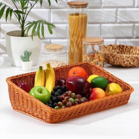 Basket for fruits and bread up, 45 × 29 × 12 cm