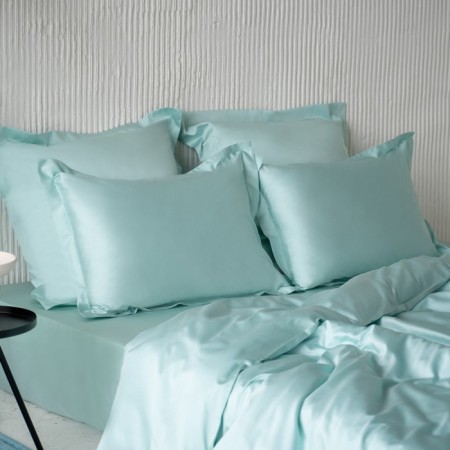 KIA pillowcase set, size 70x70 cm, turquoise color, 2 pcs