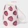 Porcelain share mug "Flight of hearts", 350 ml, pink color
