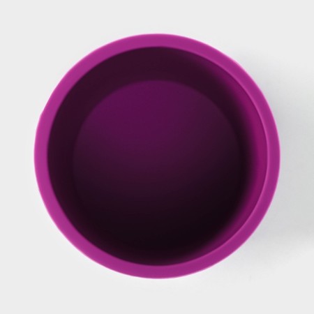 Silicone form for baking the valve "cake", external diameter 9 cm, inner diameter 8 cm, bottom diameter 7.5 cm, purple color-2
