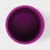 Silicone form for baking the valve "cake", external diameter 9 cm, inner diameter 8 cm, bottom diameter 7.5 cm, purple color