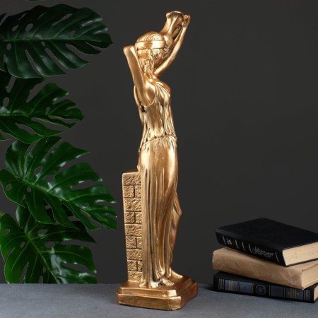 Figure "Girl with a jug" bronze, 15x19x56cm-1