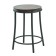 Stool "Ultra" with a ring, black/rosewood