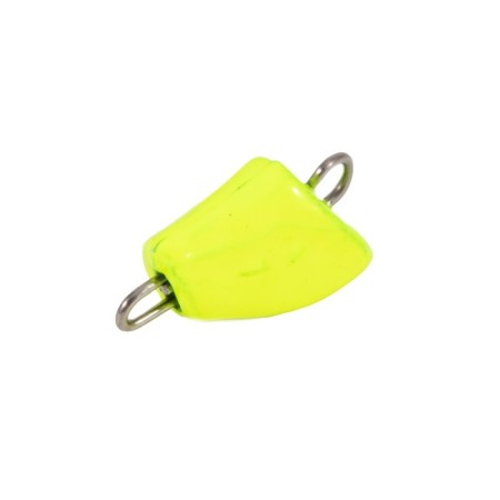 Cargo bullet-excentric stained collapsible Yaman 10 pcs., 3 g, yellow-1