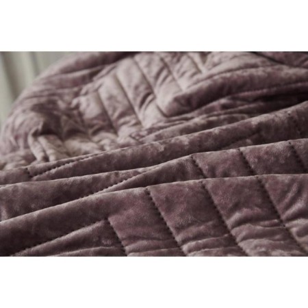 A set with a blanket "Fernand", size 240x260 cm, 50x70 cm - 2 pcs, color ash rose-1