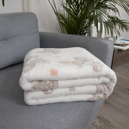 Plaid “Bunnies on White”, size 150x200 cm-2