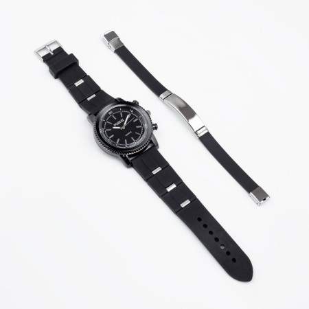 Male gift set "Maraton" 2 in 1: wristwing watches, bracelet-1