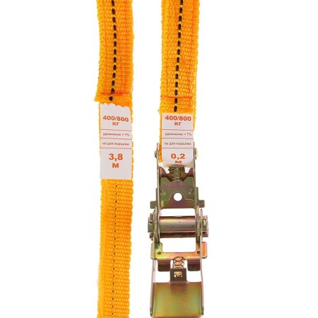 Cargo screed with a mechanism 110 mm, tape width 25 mm, load 400/800 kg, length 4 m-1