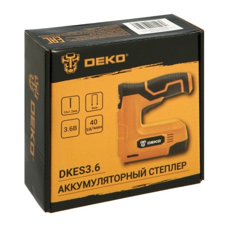 Battery stapler DEKO DKES3.6, 3.6 V, 1.5 Ah, Li-Lon, 40 beats/min, equipment in the kit-9