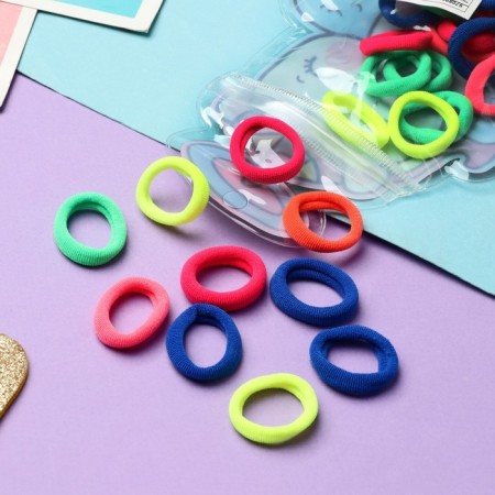 Hair gum "Fitulka" (set of 30 pcs) unicorns, 2 cm, mix-2