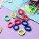 Hair gum "Fitulka" (set of 30 pcs) unicorns, 2 cm, mix