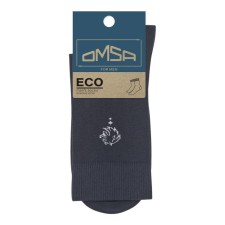 Male socks Omsa Eco, size 39-41, color Grigio Scuro
