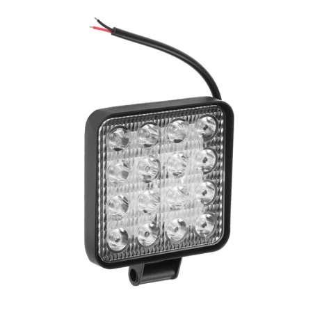 LED LED C2R, 10-30 V, 1400 lm, 6000/8000k, white light, 108x108x20 mm, 2 modes, blue strobe-3