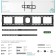 Black Black 55 "-100" Max.75kg, wall-mounted bracket