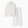 Knitted children's suit (sweater and trousers) minku, milk color, height 110 cm
