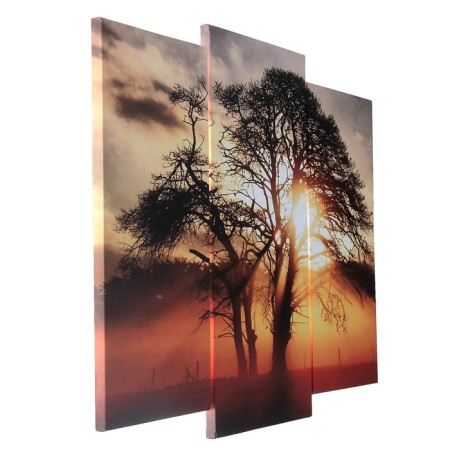 Modular picture "at sunset" (2-25x52; 1-30x60) 60x80 cm-1