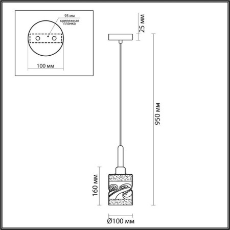 Lamp Bonnie, E27 1x60W, white color, tree-3