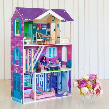 Puppet house "Florence" (with furniture)-5