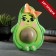 Avocado piggy bank 21 cm