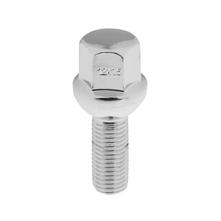 Bolt 12 x 1.5 mm, length 53.5/28, turnkey, sphere, set 20 pcs Ch, JN-804