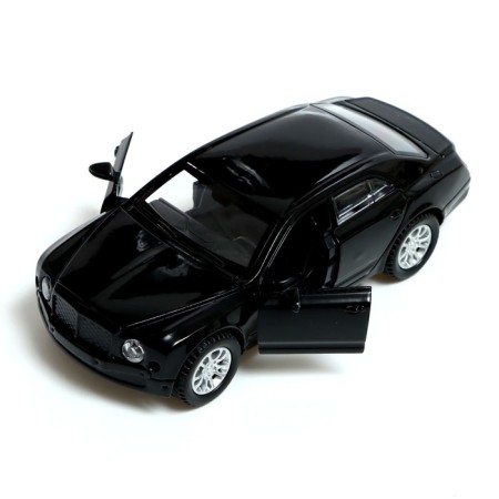 Metal machine Limo, 1:32, inertia, light and sound, black color-3