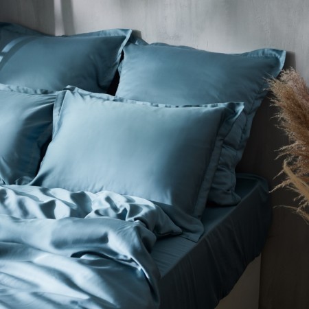 Pillowcase SL Home Tencel 50*70+3 cm, col. Gray-blue-1
