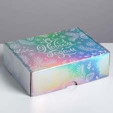 Складная коробка «С Новым годом», 30,5 х 22 х 9,5 см, Новый год