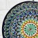 Largan Rishtan ceramics "Patterns", 25 cm, blue, mix