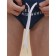 Swimming trunks for boys, height 104-110 cm, dark blue color