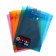 Folder-convert on the button, A5, 180 microns, vertical, corrugated, with pocket, mix