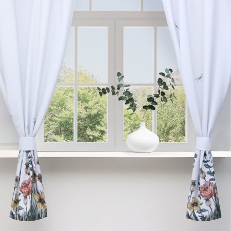 A set of curtains d/kitchen with sequence of Ethel "Kitchen Collection" 145x180cm-2 pcs., 100% p/e-1