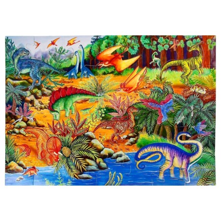 Floor puzzle-mosaic "Dinosaurs" (Baby) (large)-4