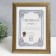 Photo frame Plastic format A4 "Golden petals of chamomile" black 34.2x25.5 cm