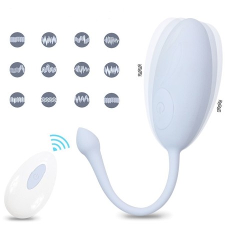 Vibroyaito Oka Chopka, 7 x 3.5 cm, 10 modes, PDU, silicone, blue-2