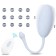 Vibroyaito Oka Chopka, 7 x 3.5 cm, 10 modes, PDU, silicone, blue