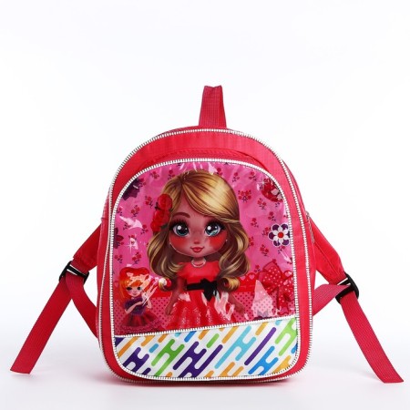 Baby backpack on lightning, pink color-4