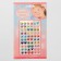 Earrings "Stickers" Smile, Figures, Color