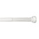 Cornice for magic curtains, white color, 125-220 cm