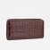 Women's wallet with lightning, brown color