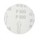 Circle of abrasive grinding under the "Velcro" Tundra, 125 mm, P800, 10 pcs.