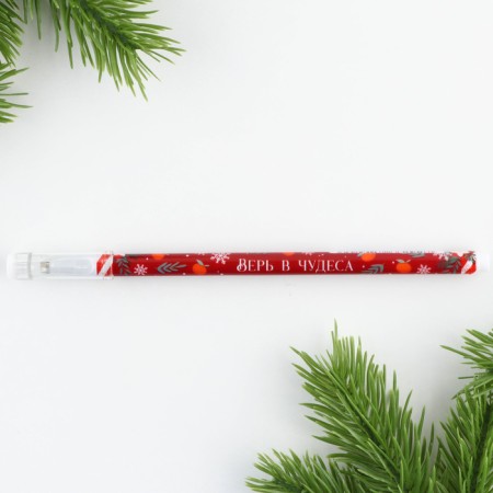 Gift New Year's kit “Kaifui on winter”: a notebook on a spiral A6, 40 sheets, magnetic bookmarks 3 pcs and a pen Plastic-3