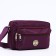 Cross-Bodi Bag with zipper, purple color