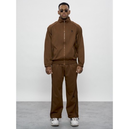 Sports suit men's, size 52, brown color