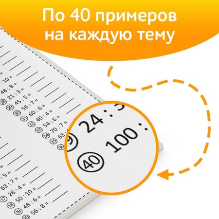 The training book “Training the score. Division ", 102 sheets-4