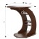 Bitted Lux ​​table, 500x730x670, walnut