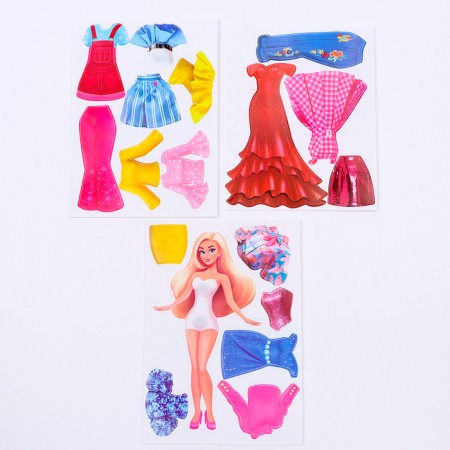 Velcro game is developing. Fun Velcro "Dress the Doll"-6