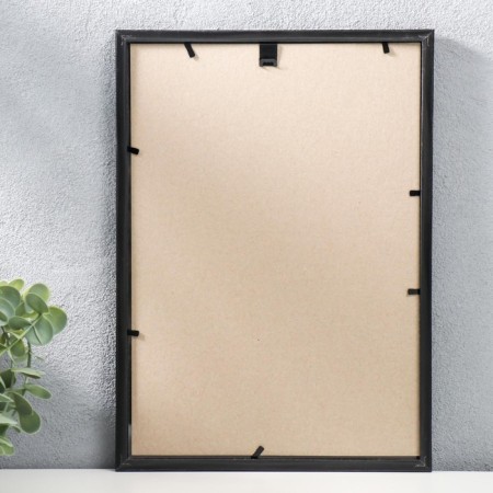 Photo frame plastic 21x30 cm 1489 black-3
