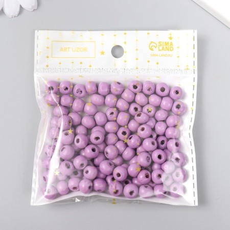 Beads for creativity tree "Amethyst" D-0.8 cm, set of 20 g-2