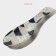 Glass stand under a spoonful of the “pink marble” shade, 23.5 × 8.3 × 1.5 cm