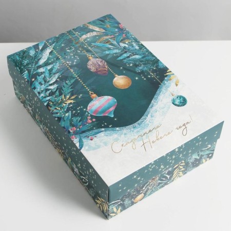 Folding box "New Year's magic", 30 x 20 x 9 cm, New Year-1
